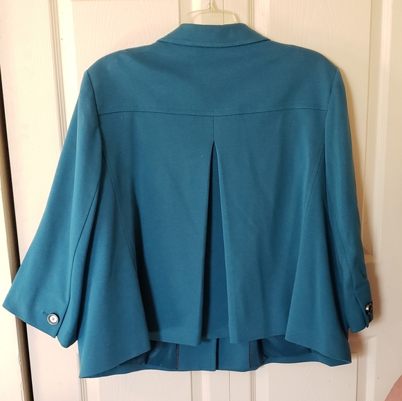 NWOT teal swing coat - Picture 3 of 5